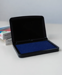 Stempelkussen (blauw)